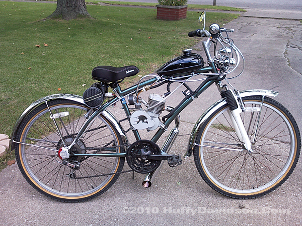 huffy motorized bike